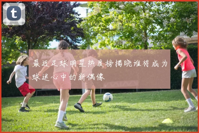 最近足球明星热度榜揭晓谁将成为球迷心中的新偶像